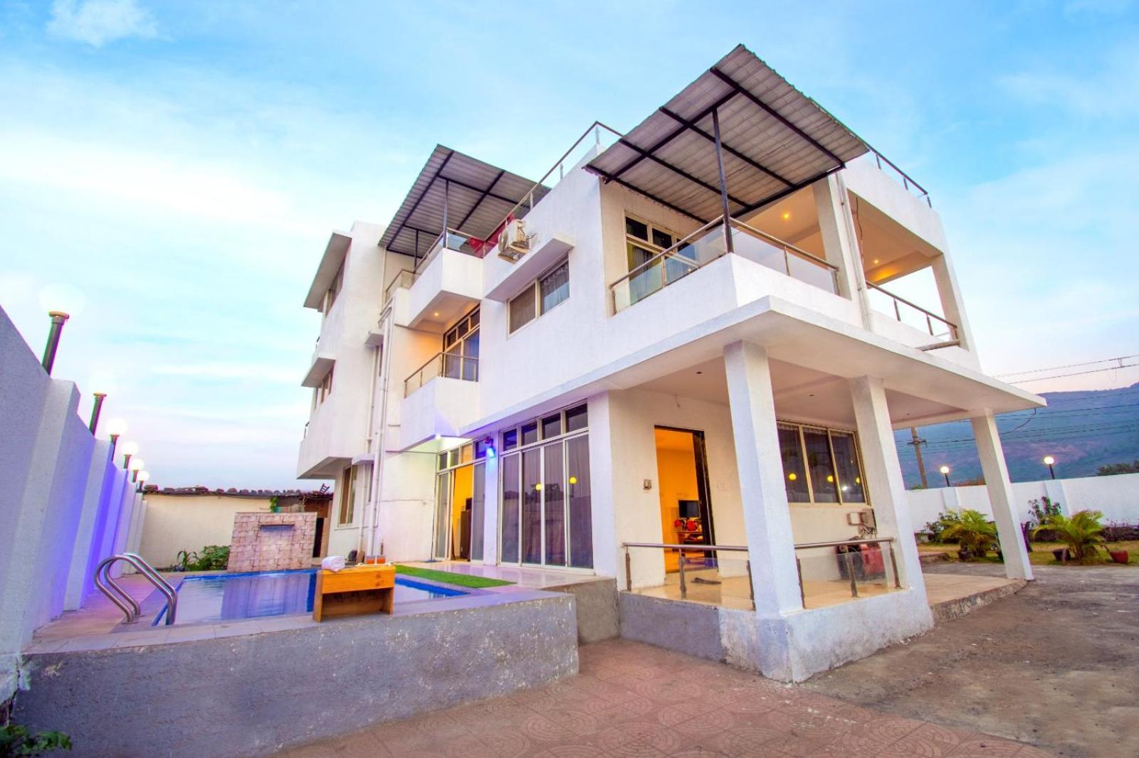 Empyrean Stay Ll 6Bhk Ll Royal Bramha Palace Ll Pvt Pool Ll Лонавала Екстериор снимка